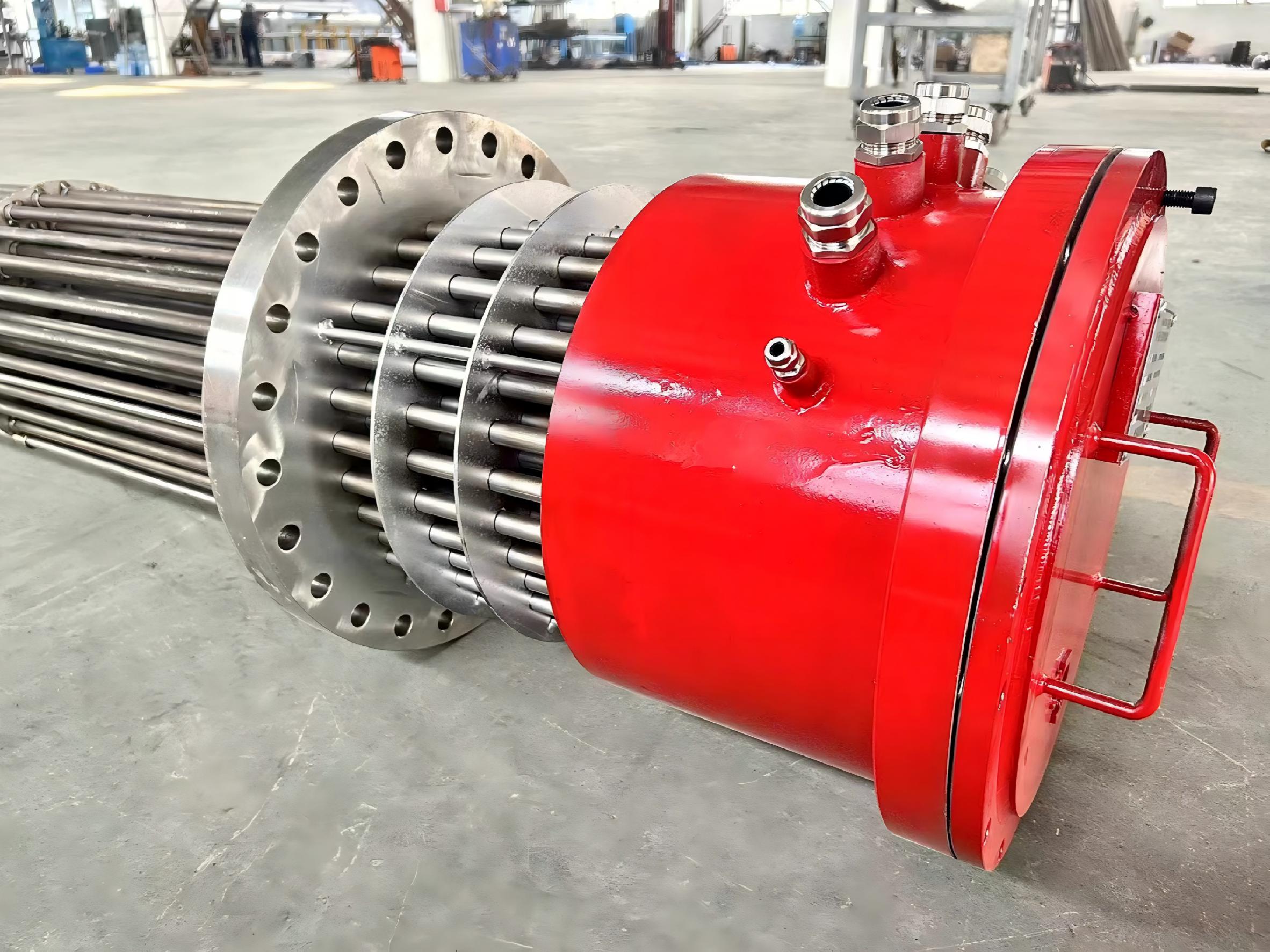 Terminal box and safety protection structure for electric thermal oil heater
