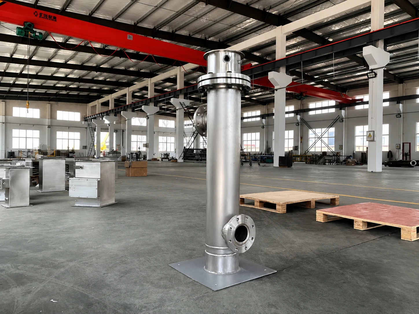 Industrial electric nitrogen gas heater for inert gas pipeline heating