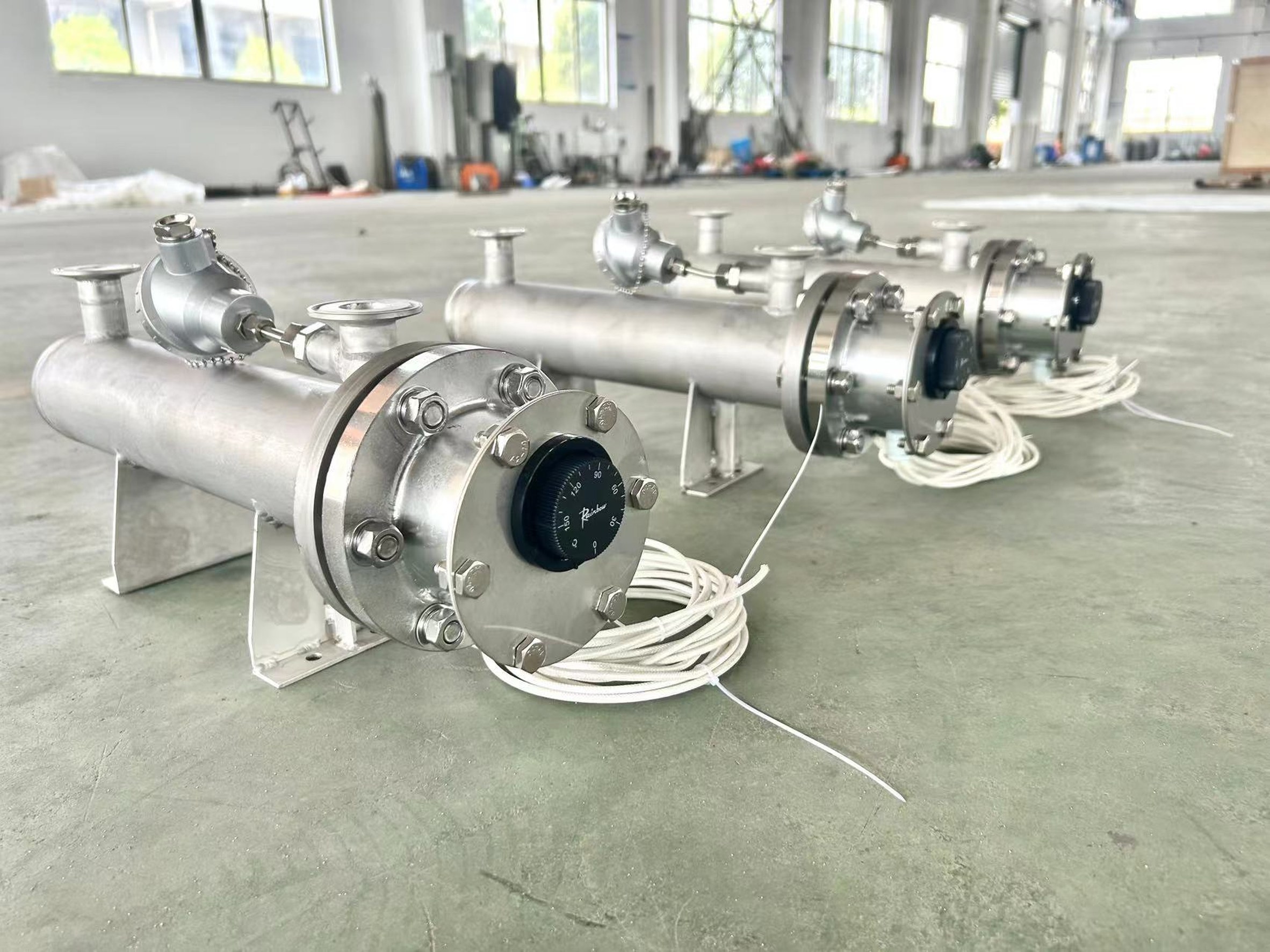 electric-liquid-process-fluid-heaters Marine fresh water electric heater factory project for shipboard water heating
