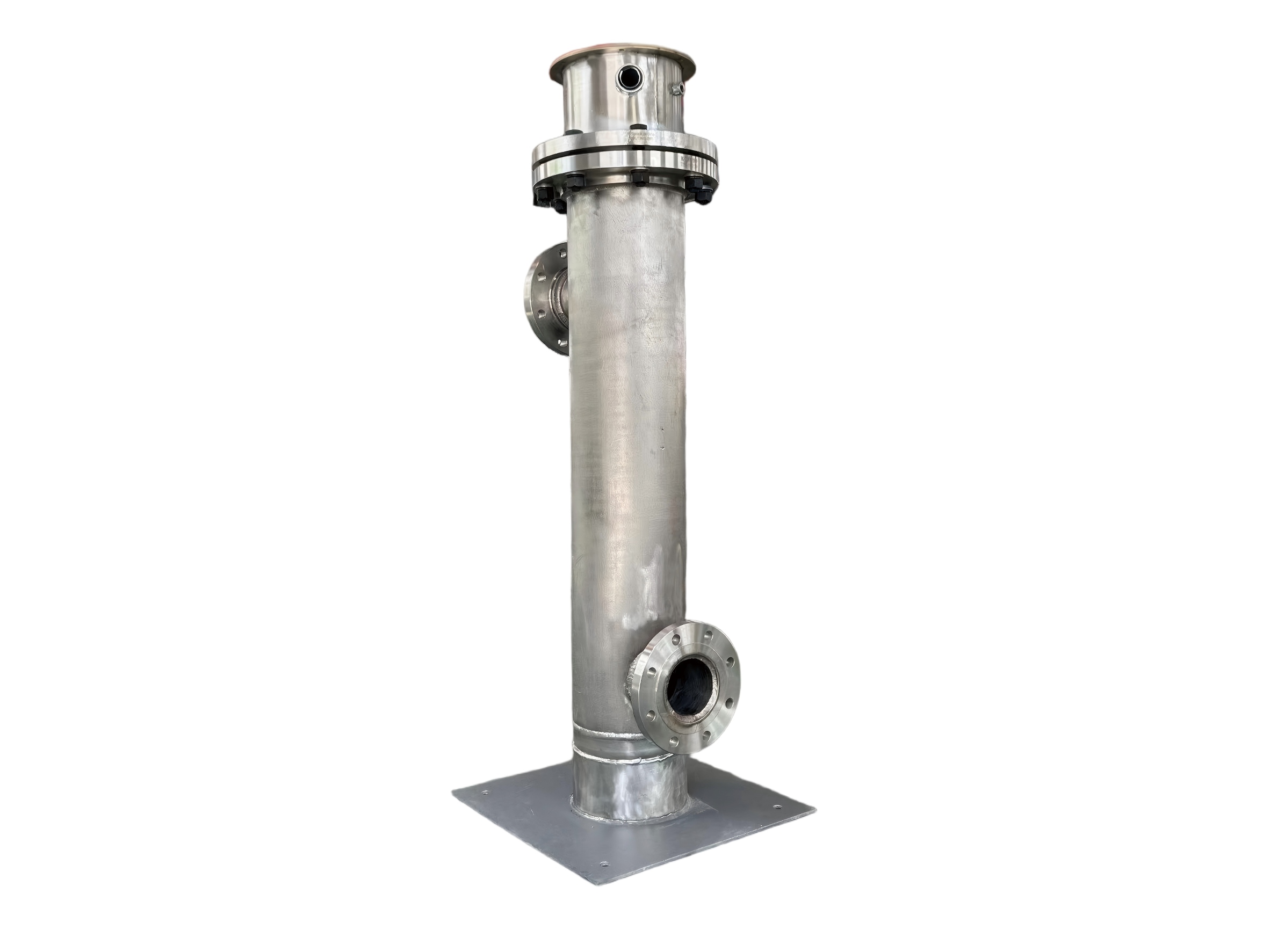 Electric Inline Process Liquid Heater Vertical electric inline process liquid heater for pipeline water, oil and process fluid heating