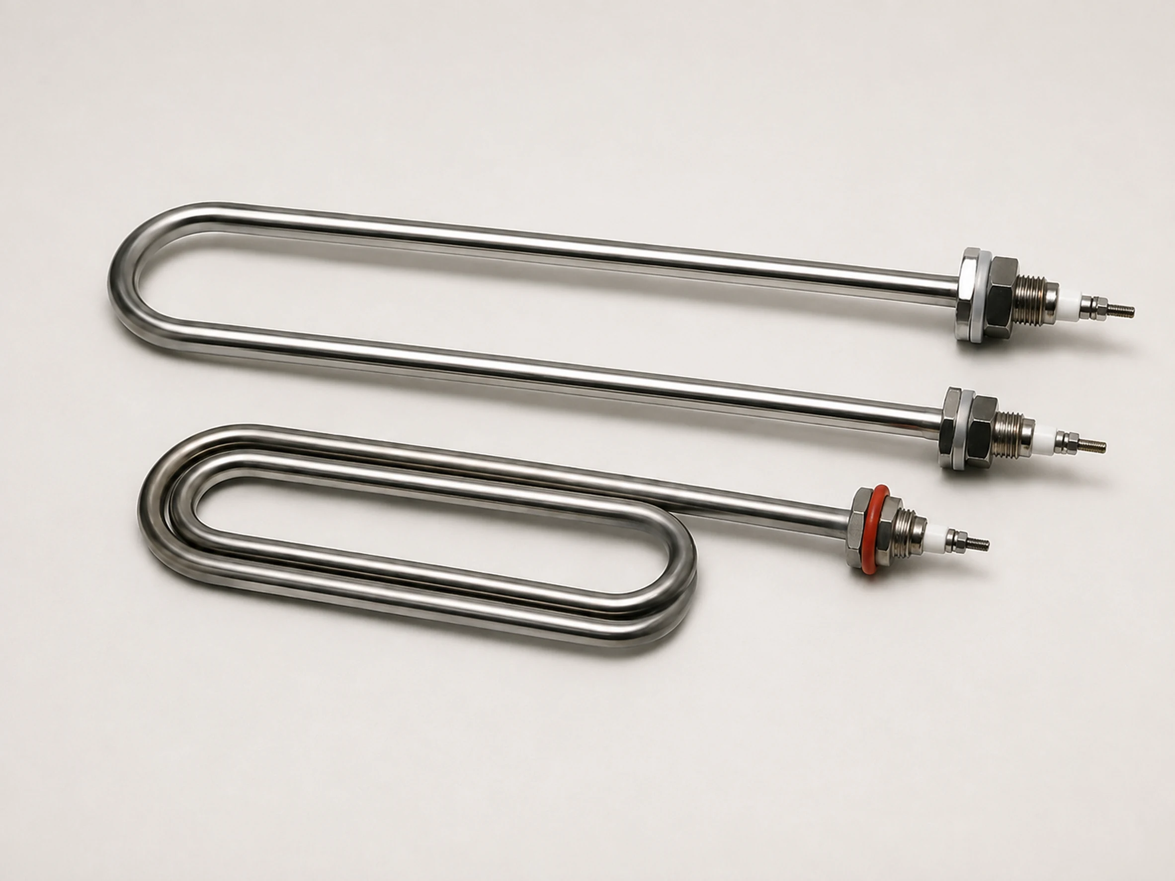 Custom double-ended U-shaped tubular heating elements for industrial applications