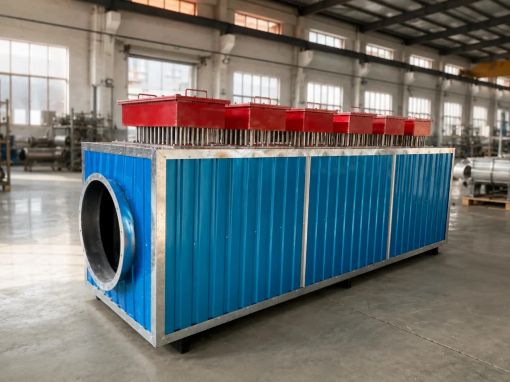 Industrial electric air and process gas heaters