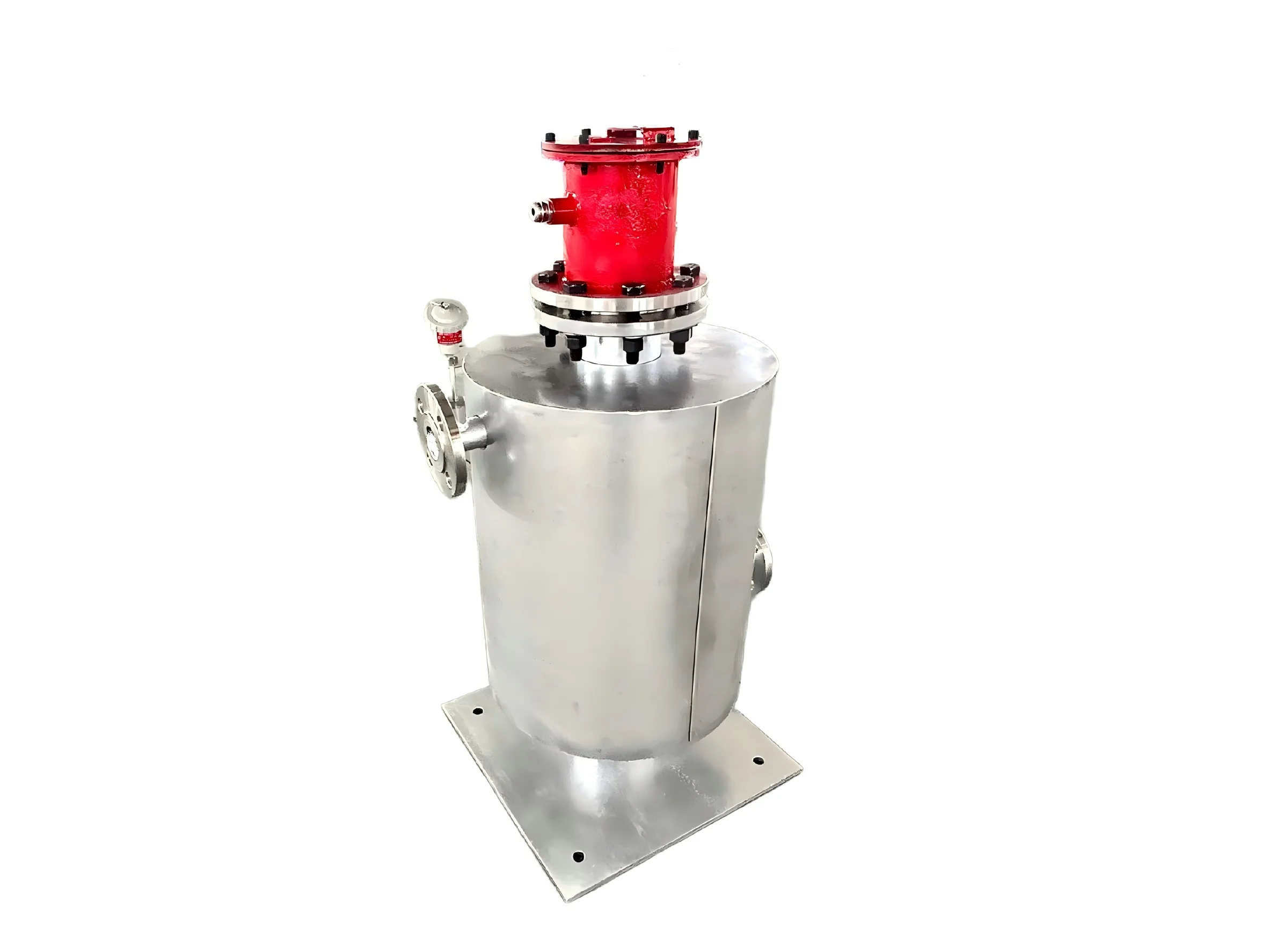 Vertical electric process gas heater for industrial air nitrogen and specialty gas heating