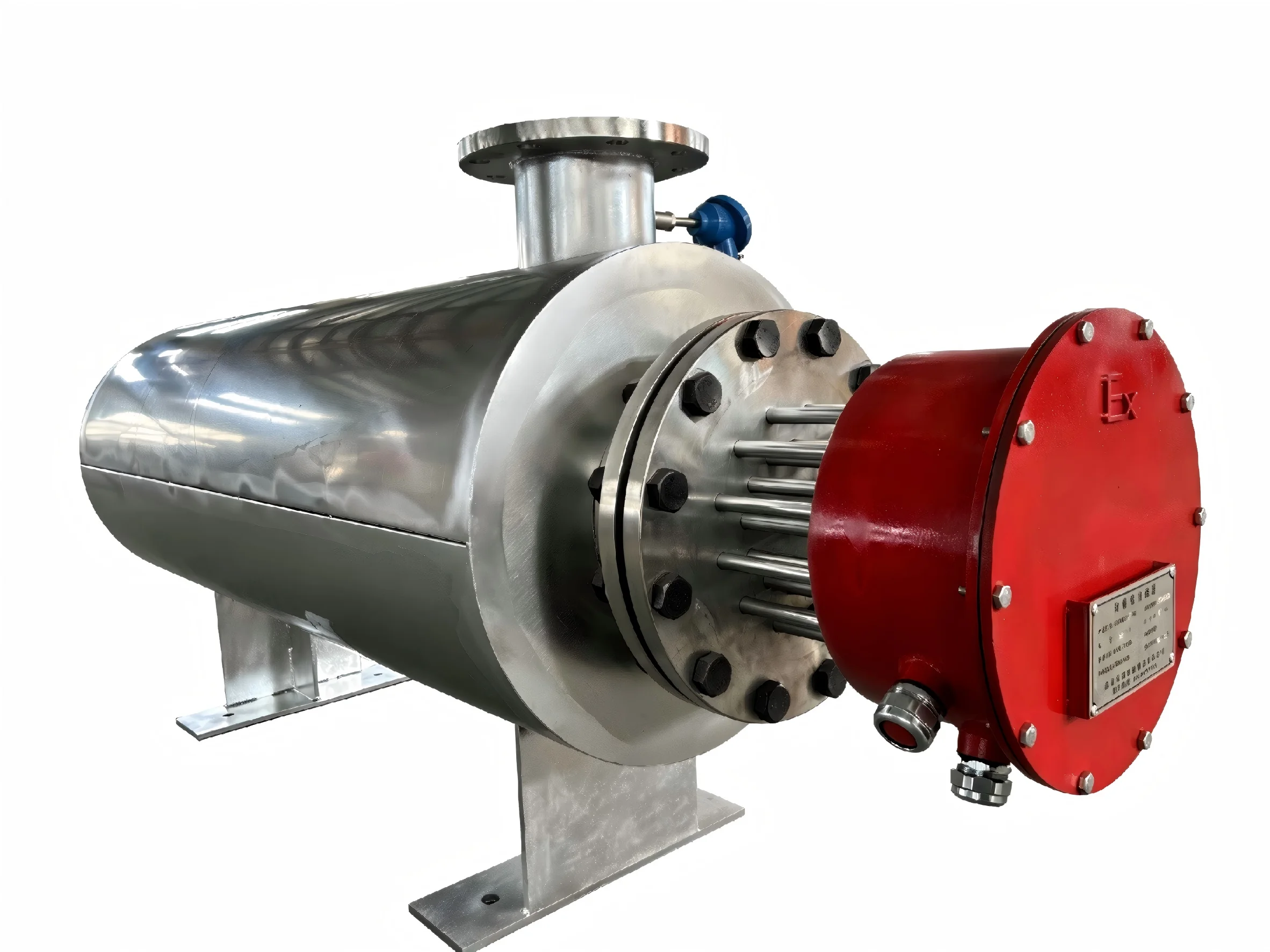explosion-proof-electric-heaters Explosion-proof electric air heater with housing and terminal enclosure