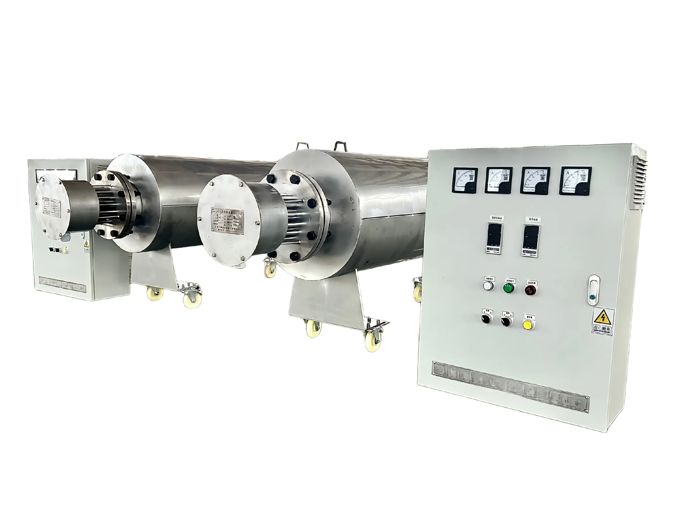 explosion-proof-electric-heaters Explosion-proof electric circulation heater system with control cabinet for hazardous-area fluid heating