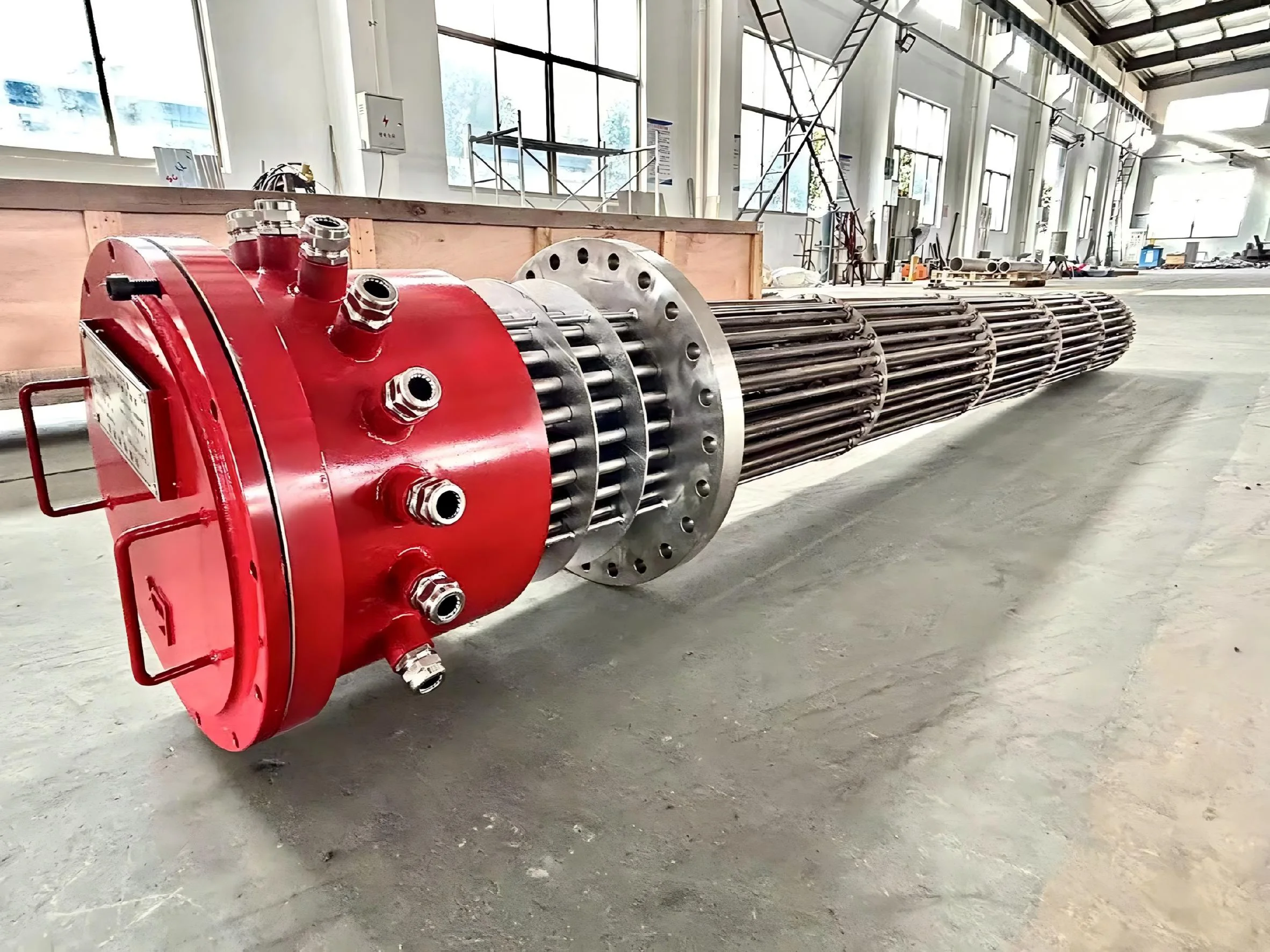 electric-heating-elements Flanged Immersion Heater Bundle for industrial electric heating equipment and custom process heating applications