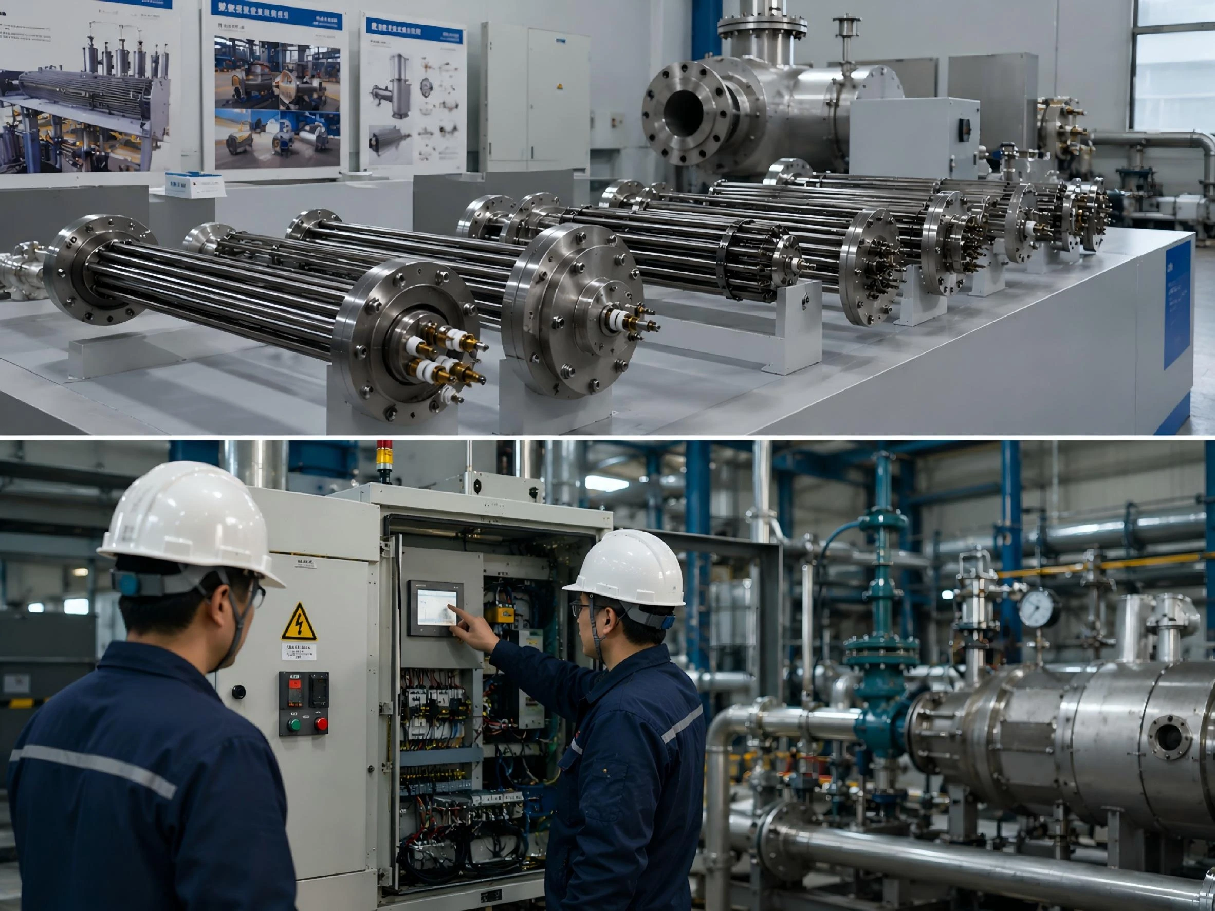 Industrial electric heating products for custom process heating applications