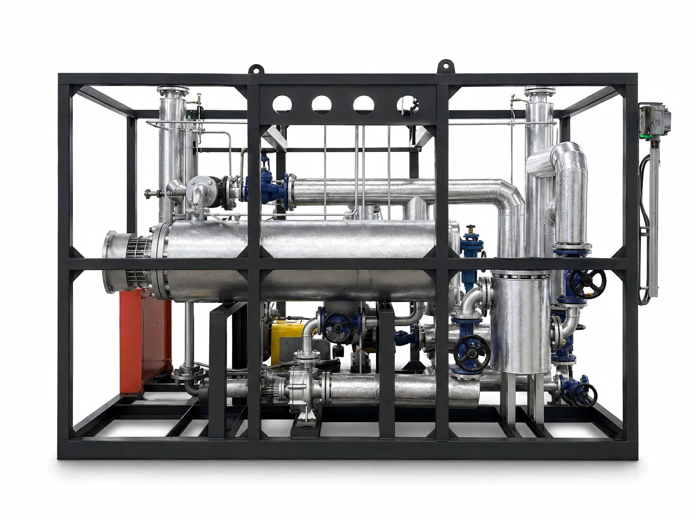 industrial-electric-heating-systems Skid-mounted oilfield electric heating system for crude oil and production fluid heating